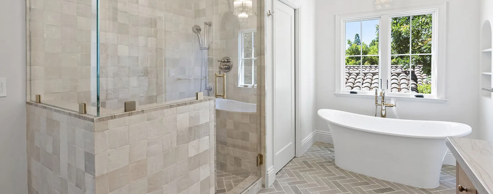 San Jose bathroom remodel with walk-in shower