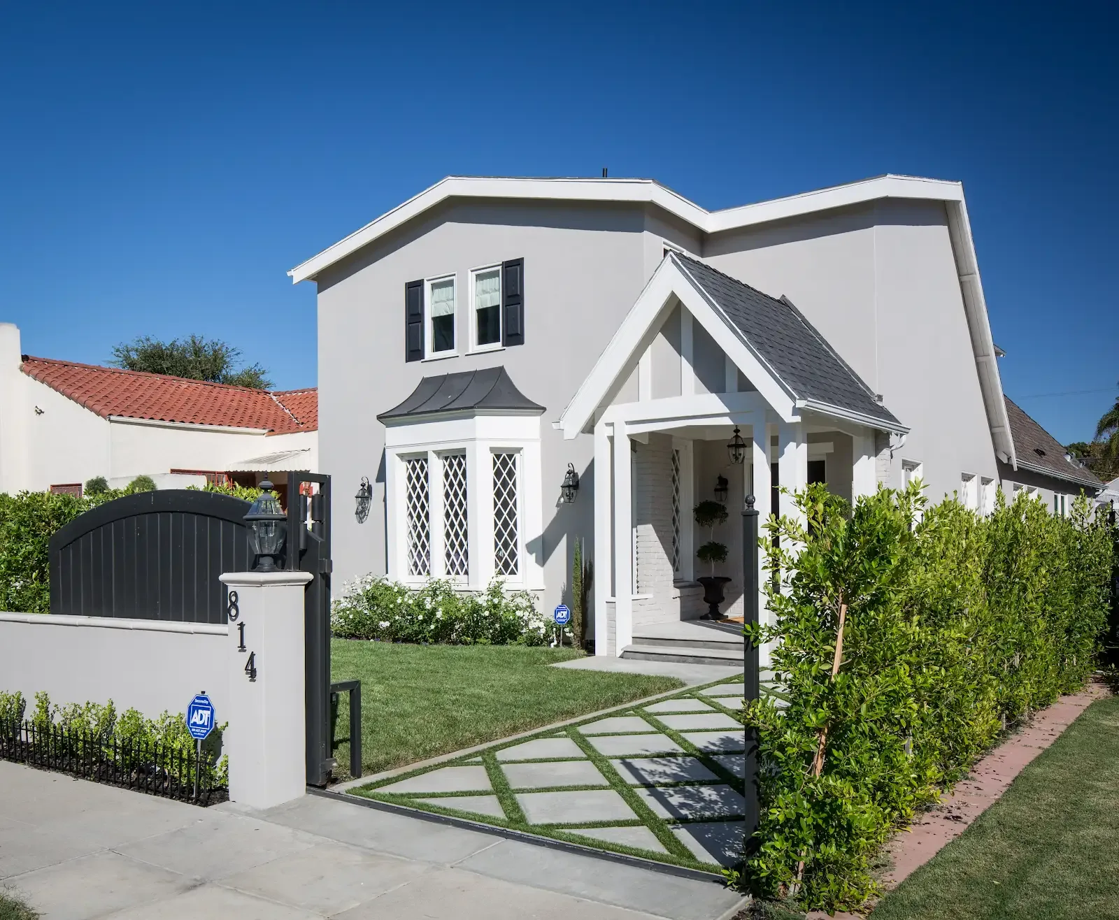 Two-story home after a full remodel and addition