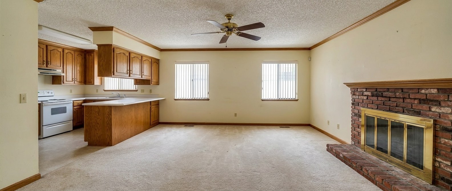 The same room before work
